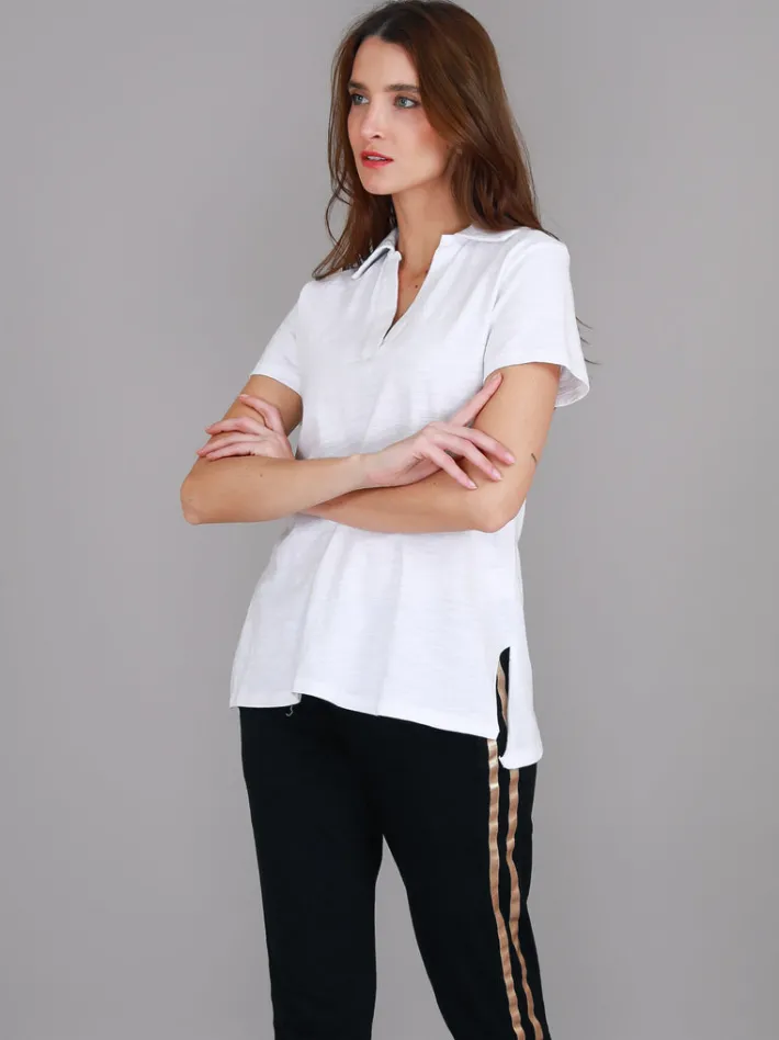 3rd Story Lulu Polo T Shirt< Short Sleeves