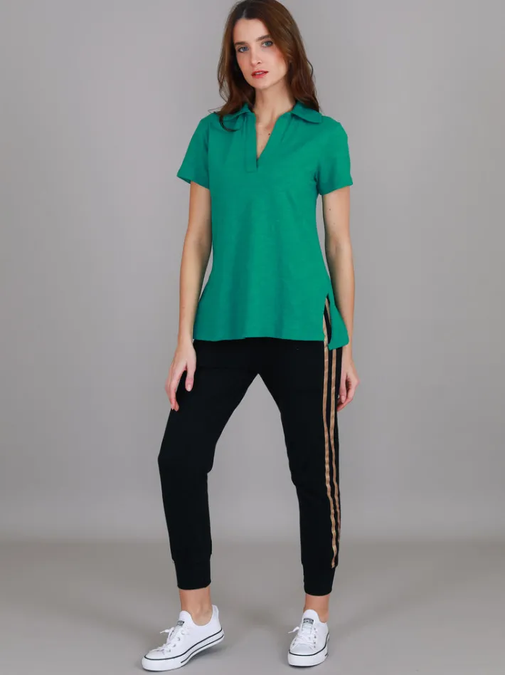 3rd Story Lulu Polo T Shirt< Short Sleeves