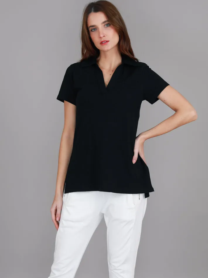 3rd Story Lulu Polo T Shirt< Short Sleeves