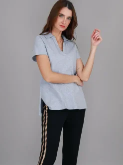 3rd Story Lulu Polo T Shirt< Short Sleeves