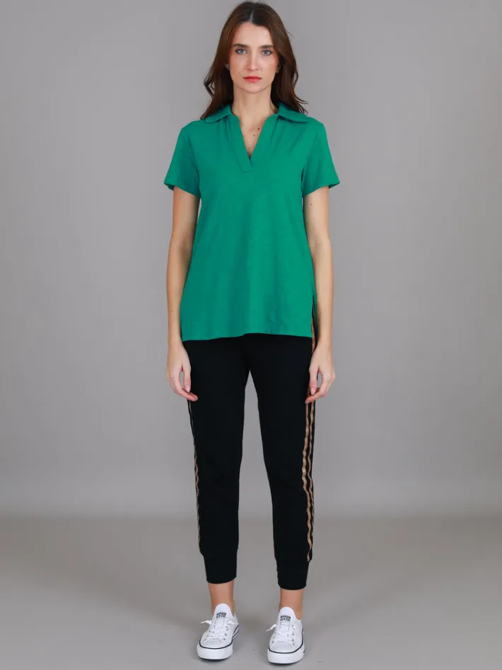 3rd Story Lulu Polo T Shirt< Short Sleeves