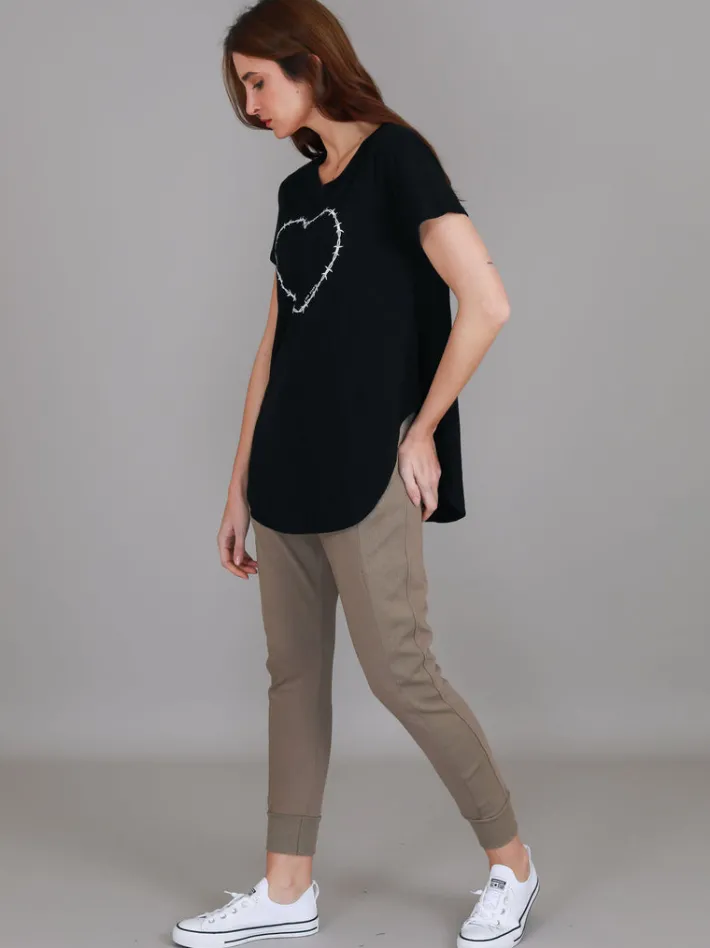 3rd Story Mabel Heart T Shirt< Short Sleeves