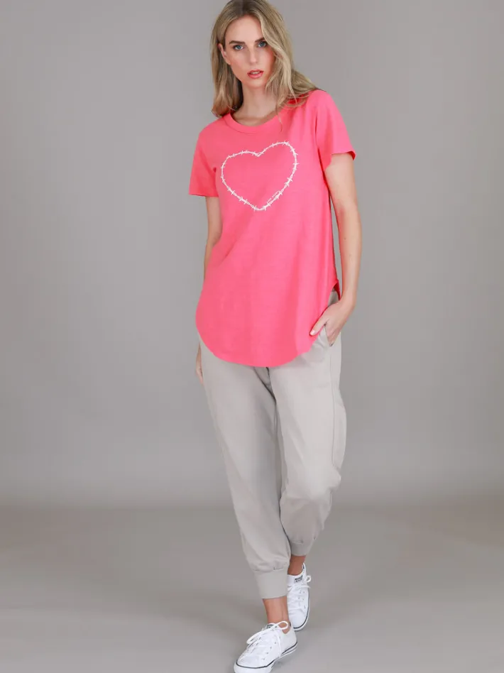 3rd Story Mabel Heart T Shirt< Short Sleeves