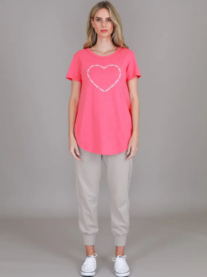 3rd Story Mabel Heart T Shirt< Short Sleeves