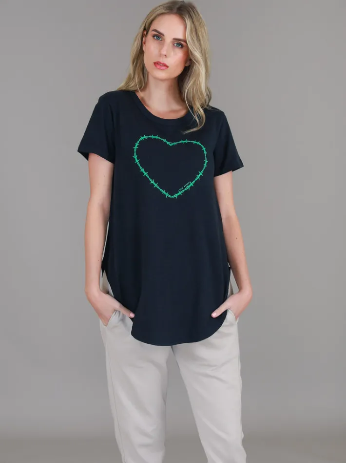 3rd Story Mabel Heart T Shirt< Short Sleeves