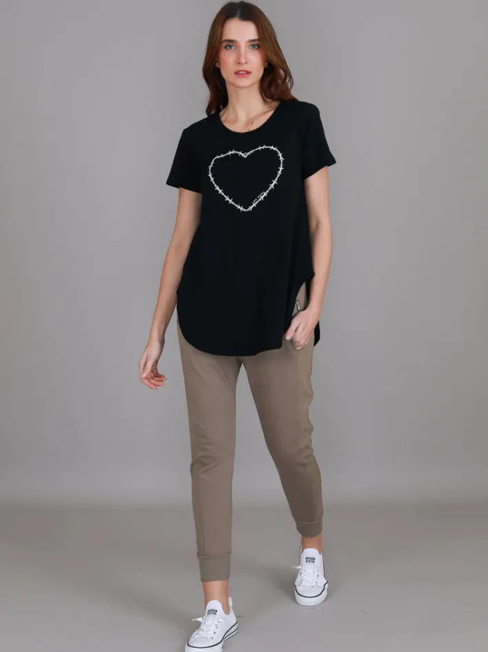3rd Story Mabel Heart T Shirt< Short Sleeves
