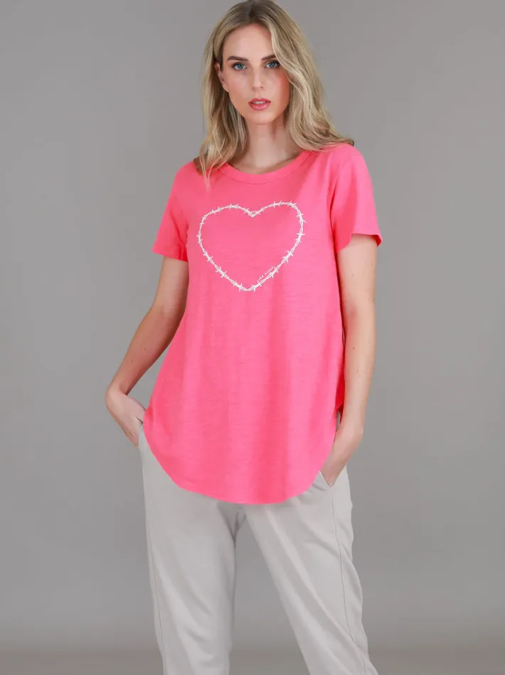 3rd Story Mabel Heart T Shirt< Short Sleeves