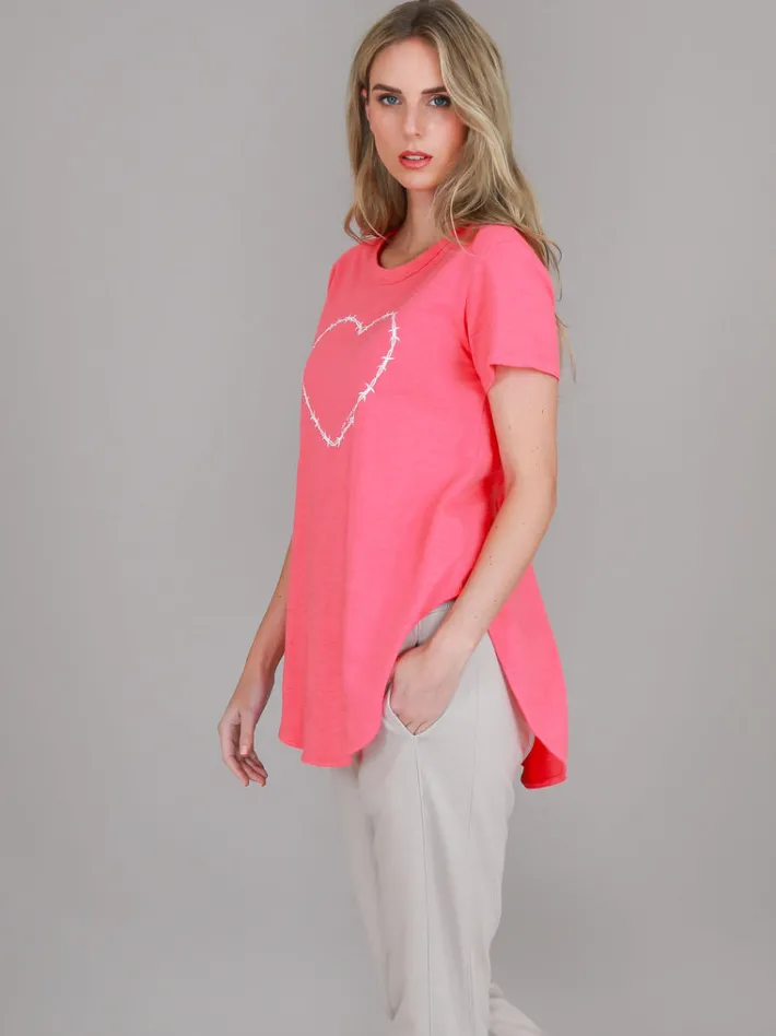 3rd Story Mabel Heart T Shirt< Short Sleeves
