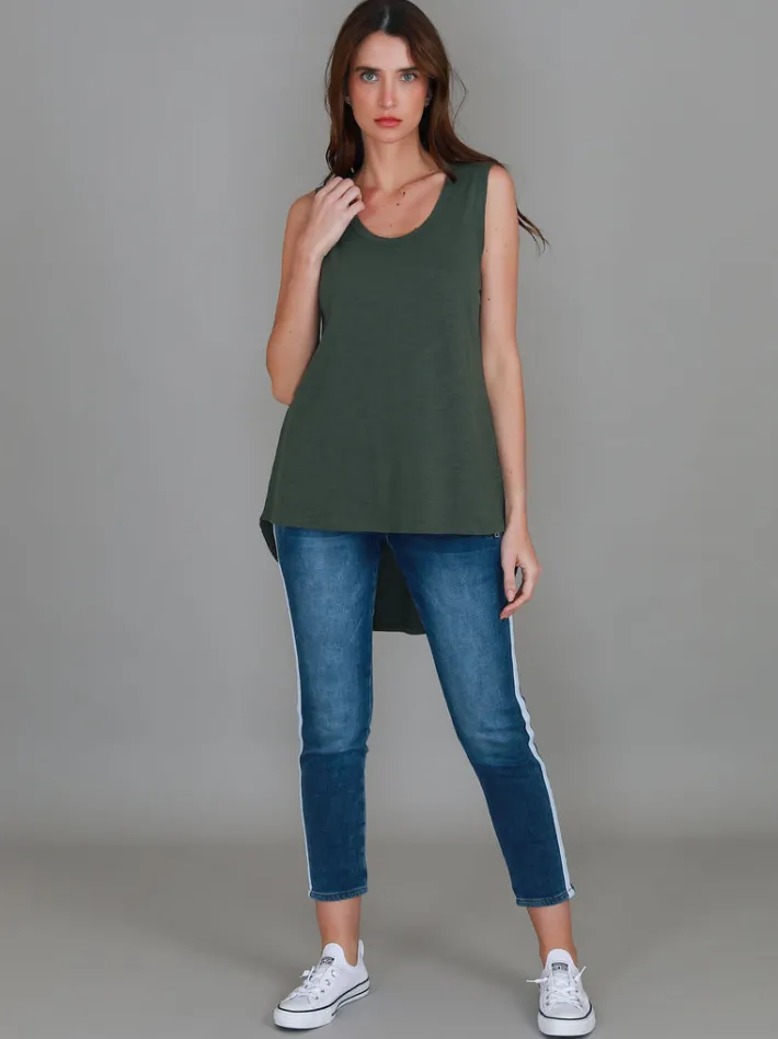3rd Story Madison Hi Lo Hem Tank Top< Tanks