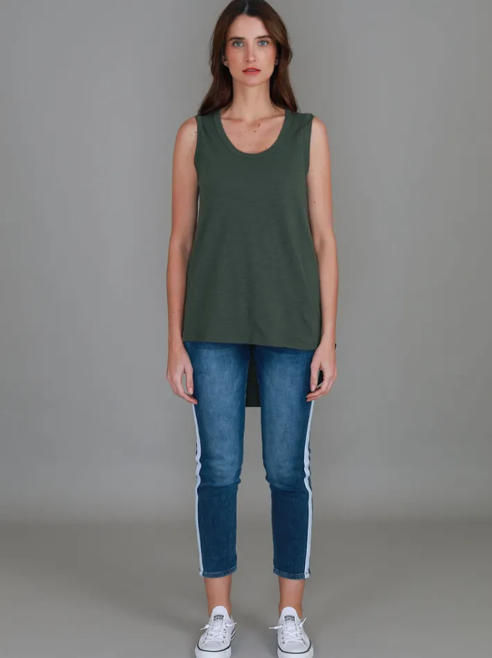 3rd Story Madison Hi Lo Hem Tank Top< Tanks