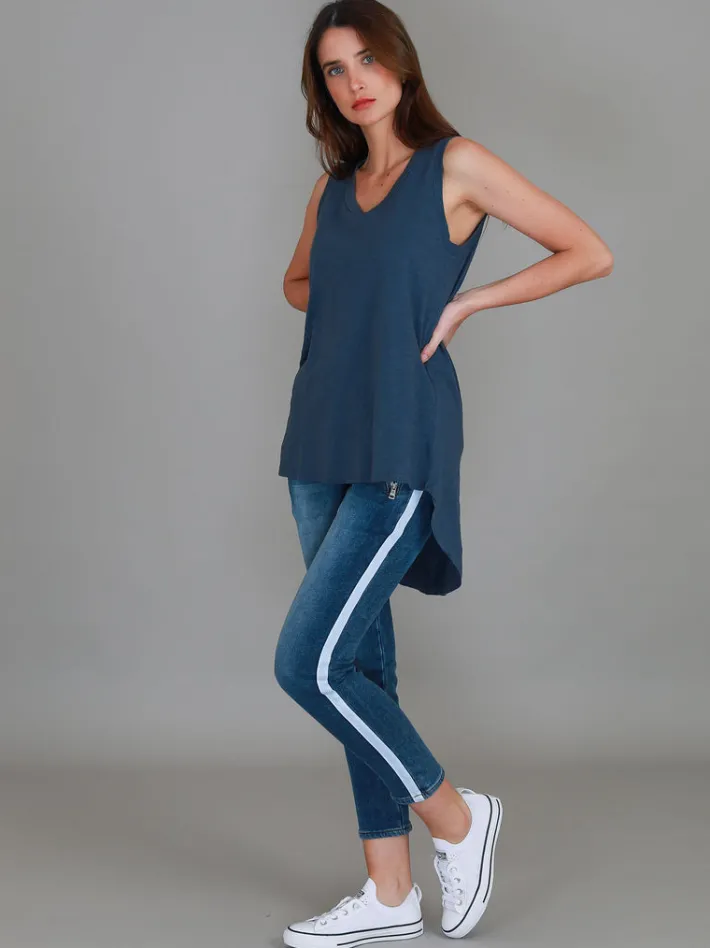 3rd Story Madison Hi Lo Hem Tank Top< Tanks