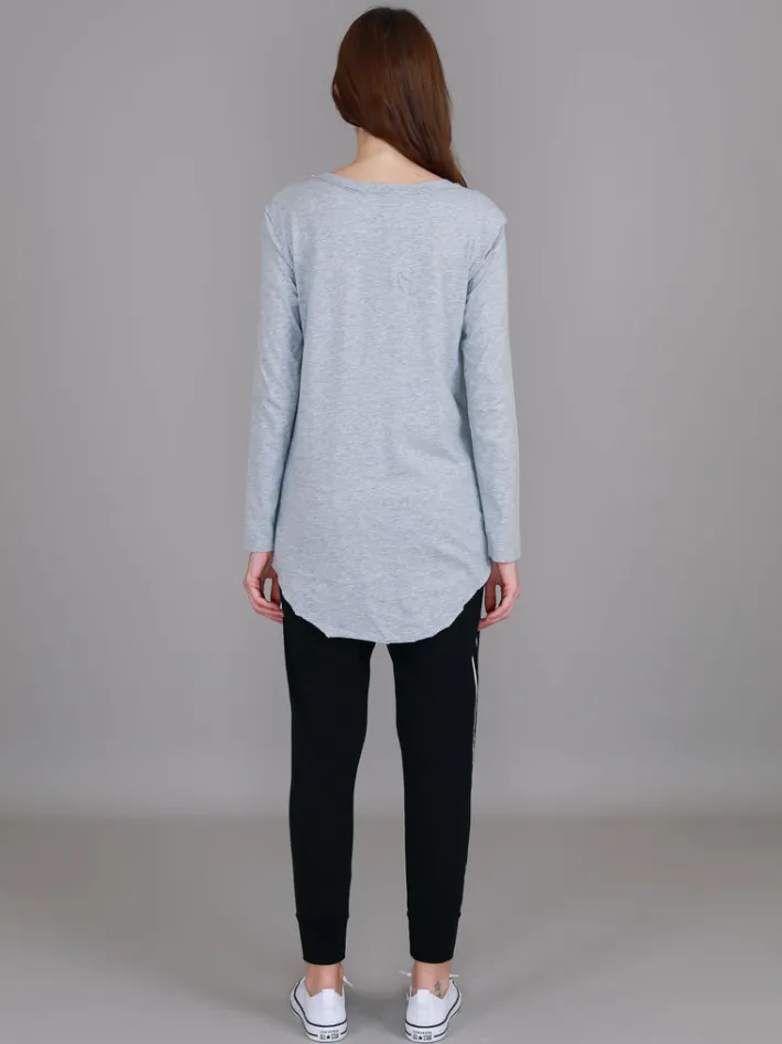 3rd Story Margo Scoop Neck T Shirt< Long Sleeves