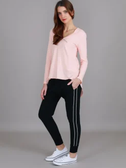 3rd Story Margo Scoop Neck T Shirt< Long Sleeves