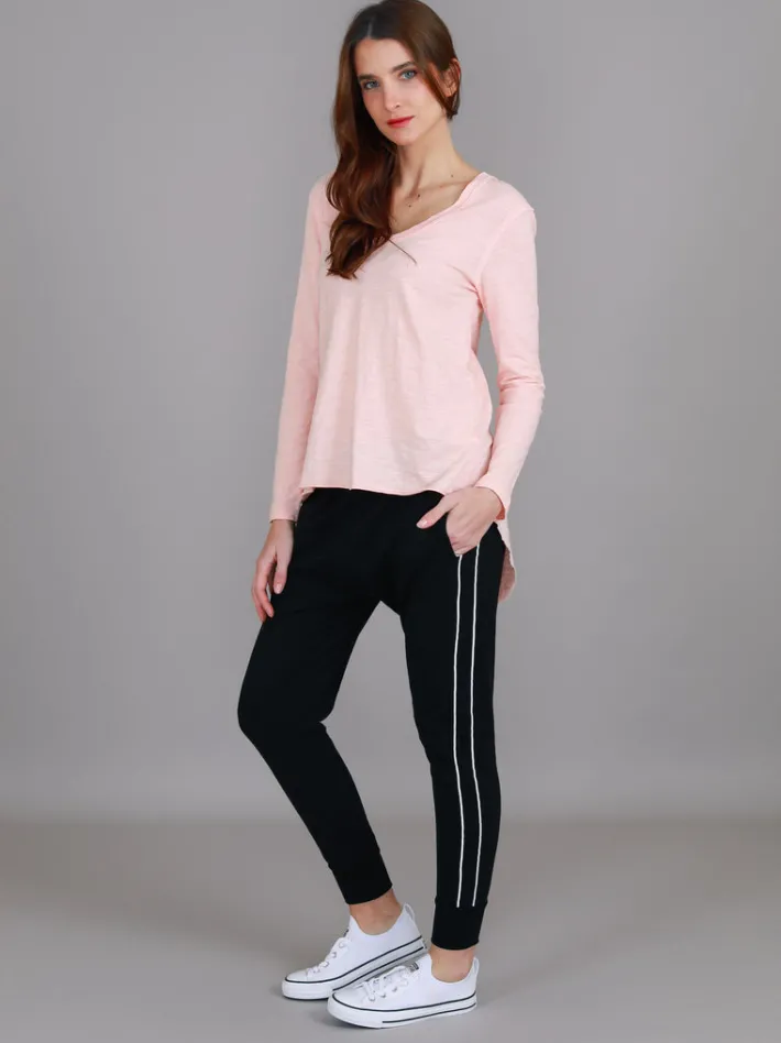 3rd Story Margo Scoop Neck T Shirt< Long Sleeves