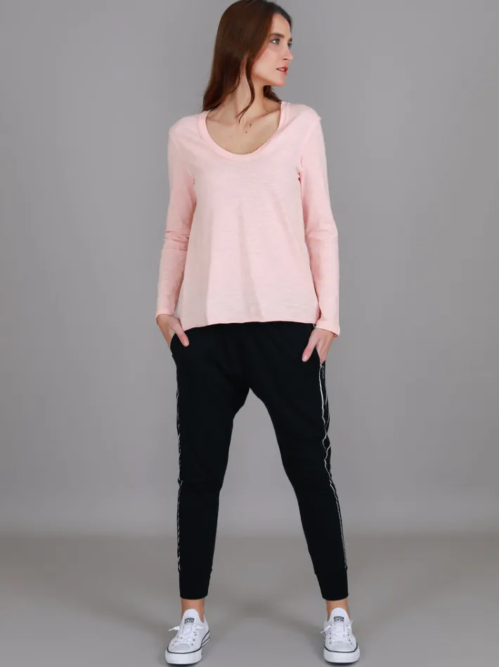 3rd Story Margo Scoop Neck T Shirt< Long Sleeves