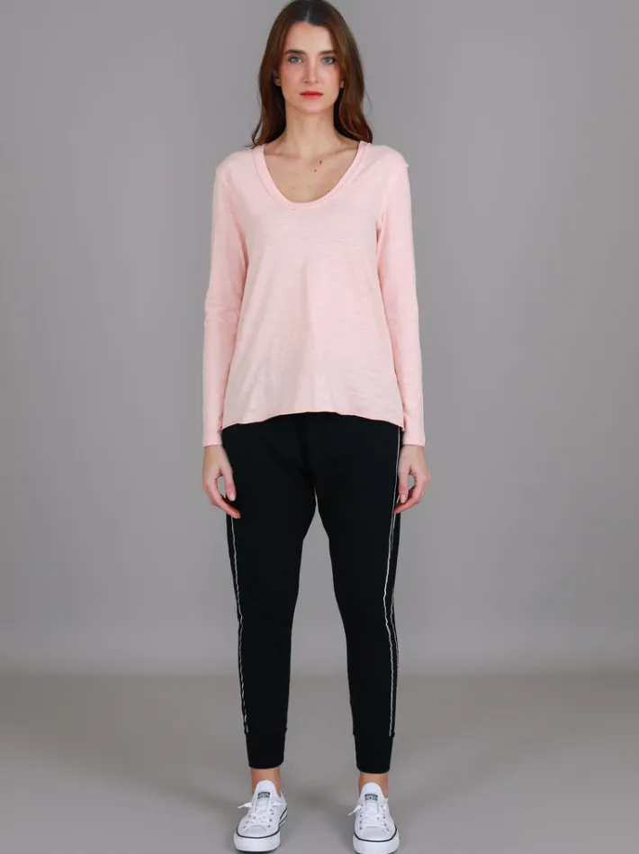 3rd Story Margo Scoop Neck T Shirt< Long Sleeves