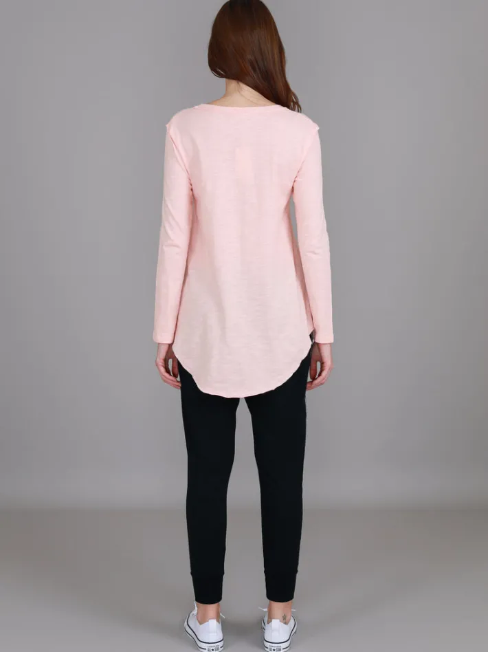 3rd Story Margo Scoop Neck T Shirt< Long Sleeves