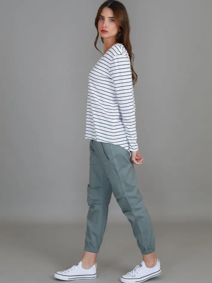 3rd Story Margo Scoop Neck T Shirt< Long Sleeves