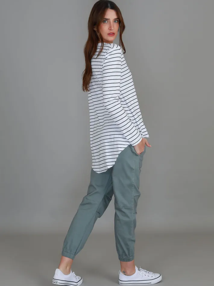 3rd Story Margo Scoop Neck T Shirt< Long Sleeves