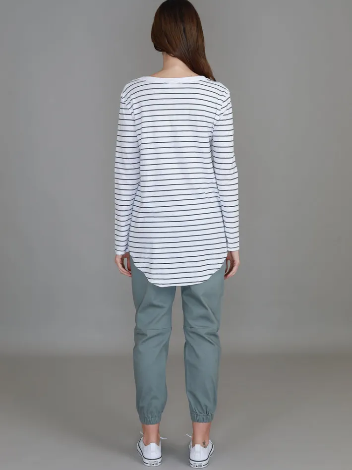3rd Story Margo Scoop Neck T Shirt< Long Sleeves