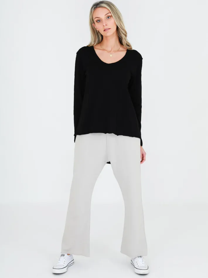 3rd Story Margo Scoop Neck T Shirt< Long Sleeves