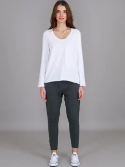 3rd Story Margo Scoop Neck T Shirt< Long Sleeves