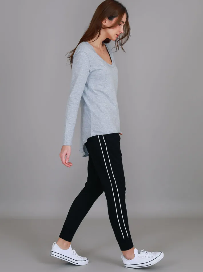 3rd Story Margo Scoop Neck T Shirt< Long Sleeves