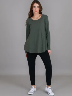 3rd Story Mascot Wide Hem T Shirt< Long Sleeves