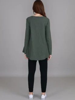 3rd Story Mascot Wide Hem T Shirt< Long Sleeves