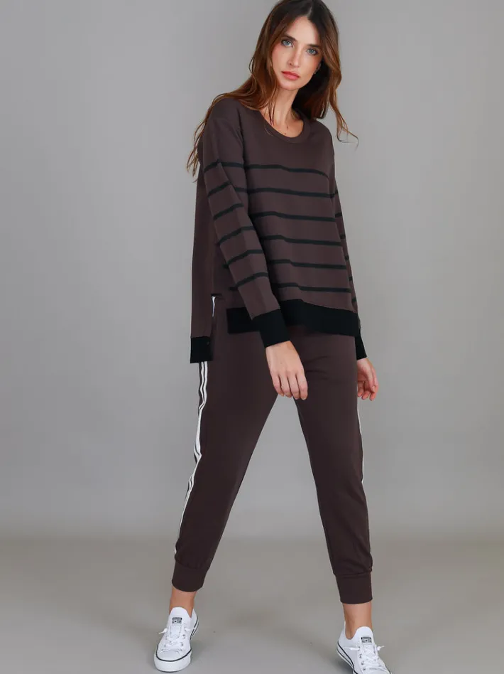 3rd Story Michelle Stripe Sweatshirt< Sweatshirts|Sweatshirts