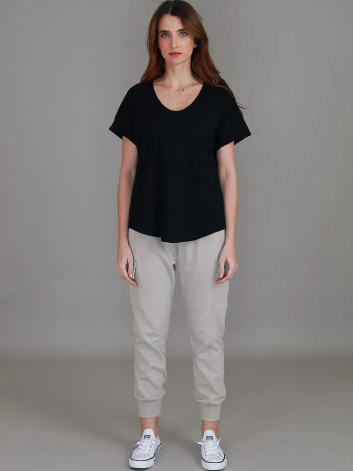 3rd Story Milan Cuff Sleeve T Shirt< Short Sleeves