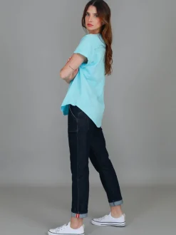 3rd Story Milan Cuff Sleeve T Shirt< Short Sleeves