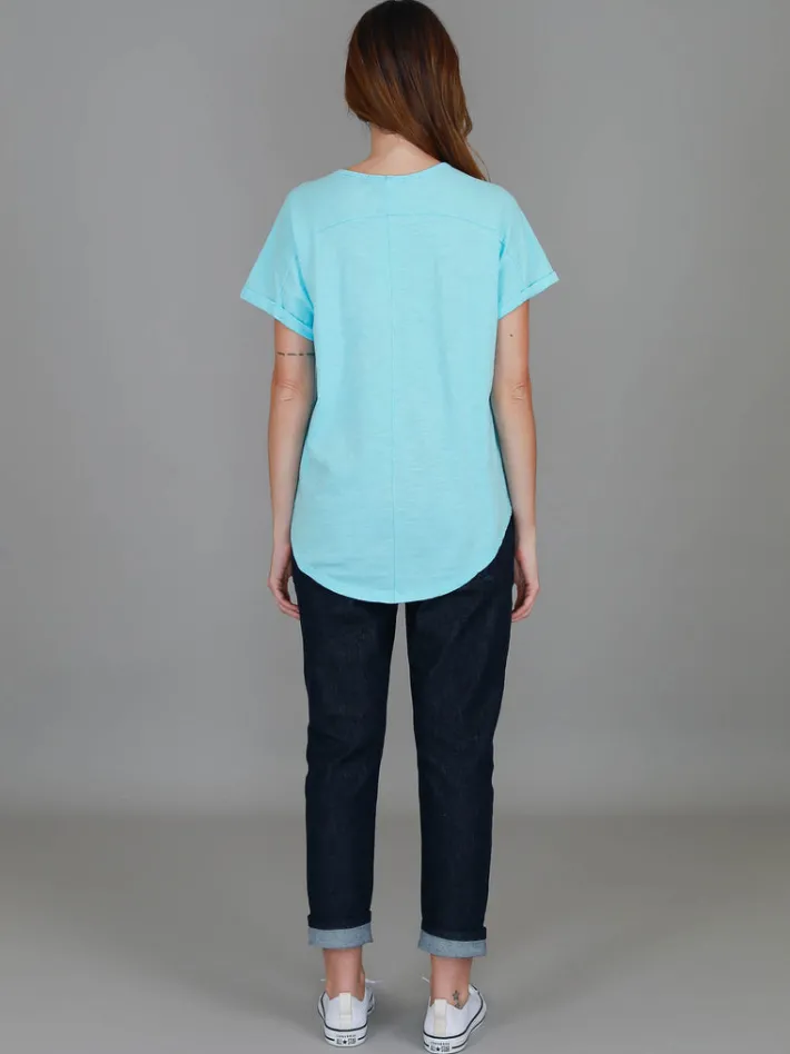 3rd Story Milan Cuff Sleeve T Shirt< Short Sleeves