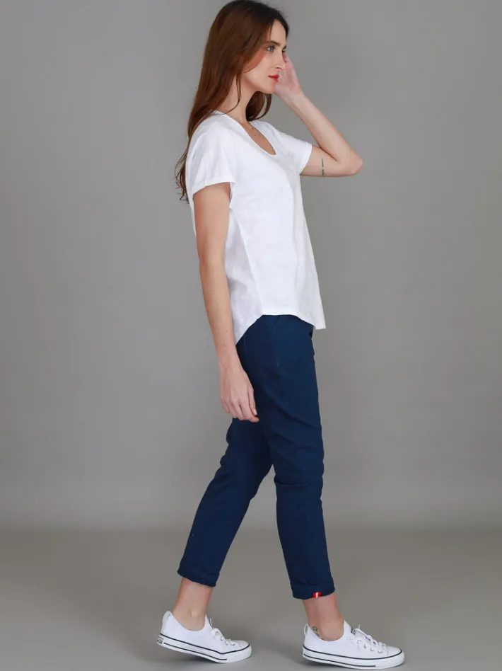3rd Story Milan Cuff Sleeve T Shirt< Short Sleeves