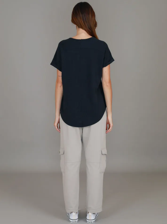 3rd Story Milan Cuff Sleeve T Shirt< Short Sleeves