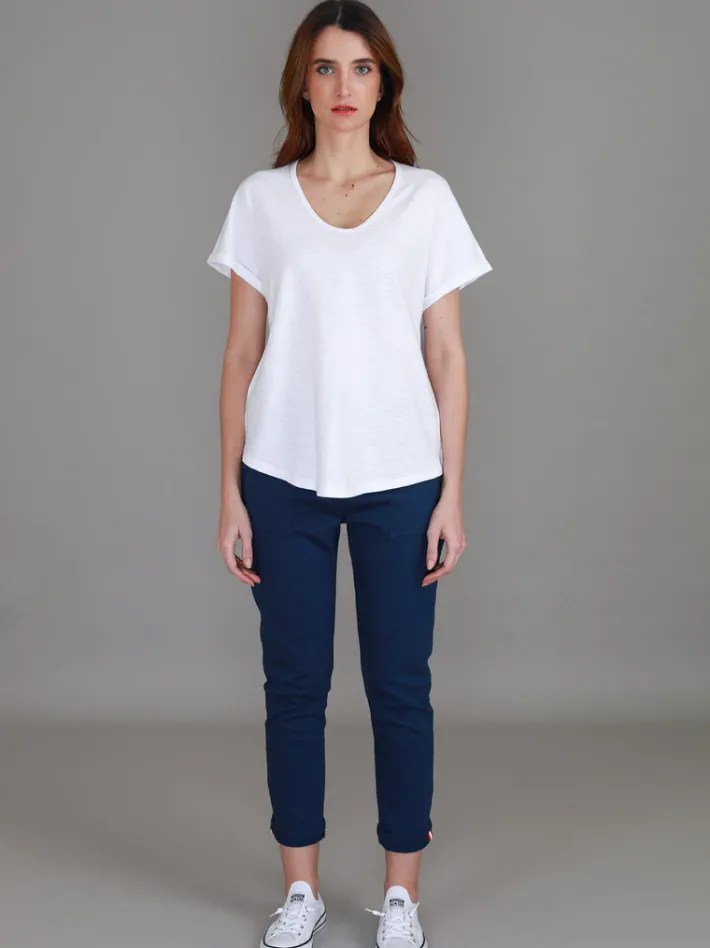 3rd Story Milan Cuff Sleeve T Shirt< Short Sleeves