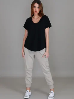 3rd Story Milan Cuff Sleeve T Shirt< Short Sleeves