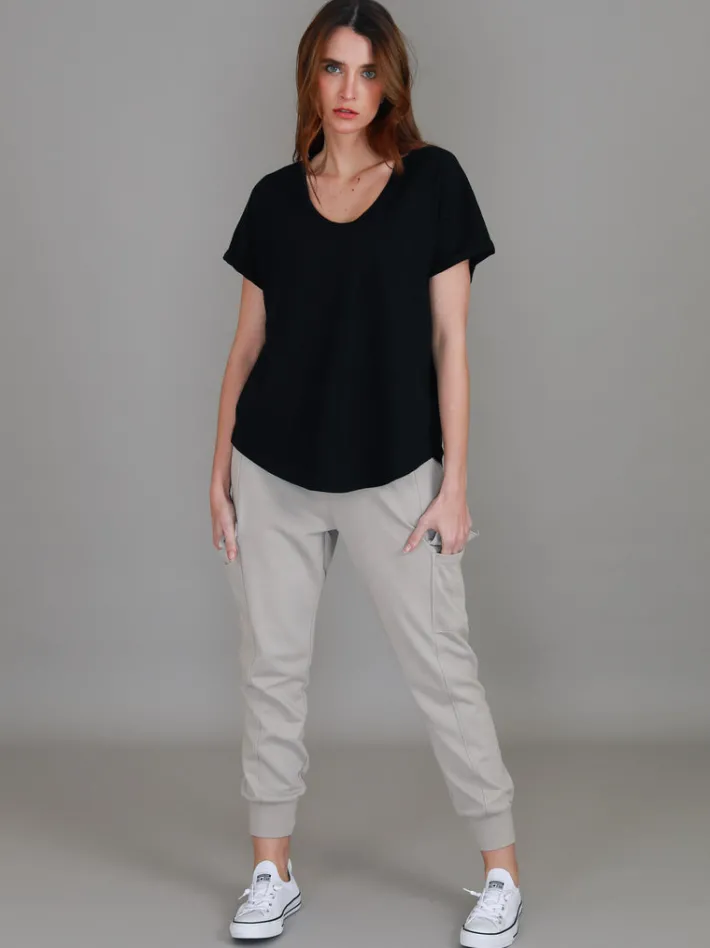 3rd Story Milan Cuff Sleeve T Shirt< Short Sleeves