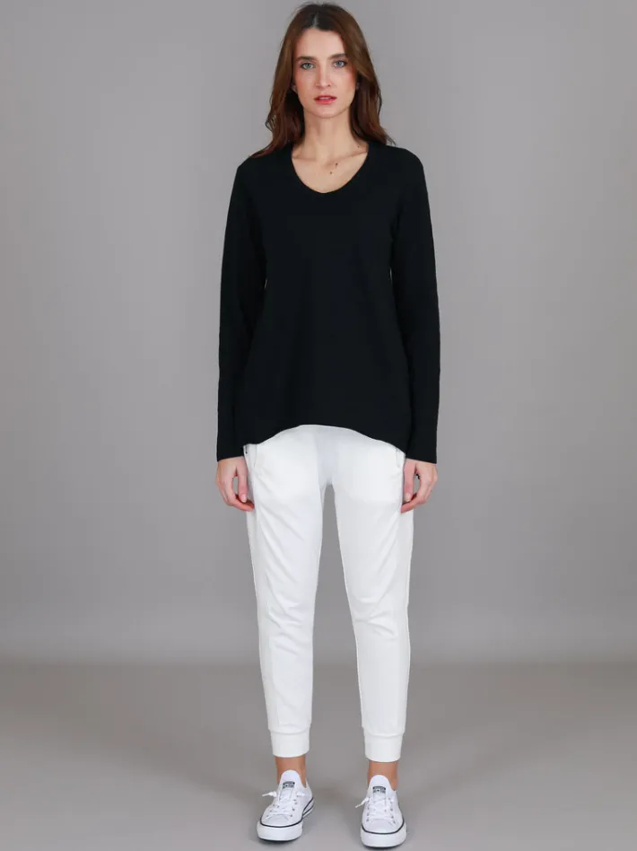 3rd Story Millicent Long Sleeve Essentials T Shirt< Long Sleeves