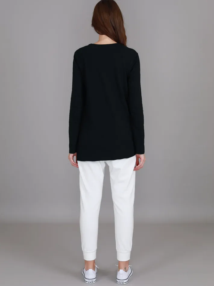 3rd Story Millicent Long Sleeve Essentials T Shirt< Long Sleeves