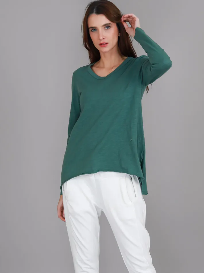 3rd Story Millicent Long Sleeve Essentials T Shirt< Long Sleeves