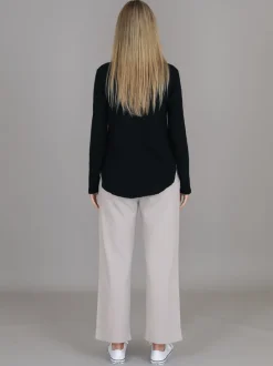 3rd Story Mosman Curved Hem Long Sleeve T Shirt< Long Sleeves