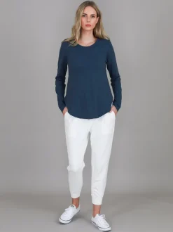 3rd Story Mosman Curved Hem Long Sleeve T Shirt< Long Sleeves