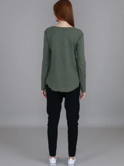 3rd Story Mosman Curved Hem Long Sleeve T Shirt< Long Sleeves