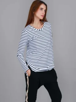 3rd Story Mosman Curved Hem Long Sleeve T Shirt< Long Sleeves