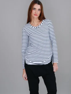 3rd Story Mosman Curved Hem Long Sleeve T Shirt< Long Sleeves