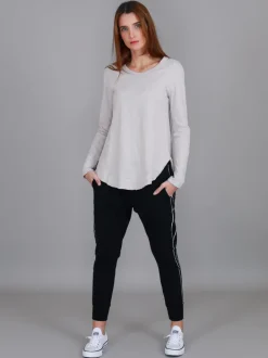 3rd Story Mosman Curved Hem Long Sleeve T Shirt< Long Sleeves