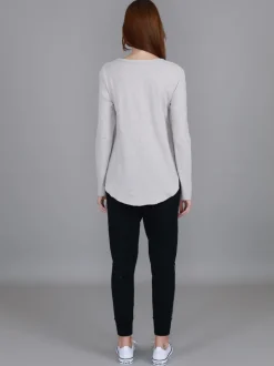 3rd Story Mosman Curved Hem Long Sleeve T Shirt< Long Sleeves