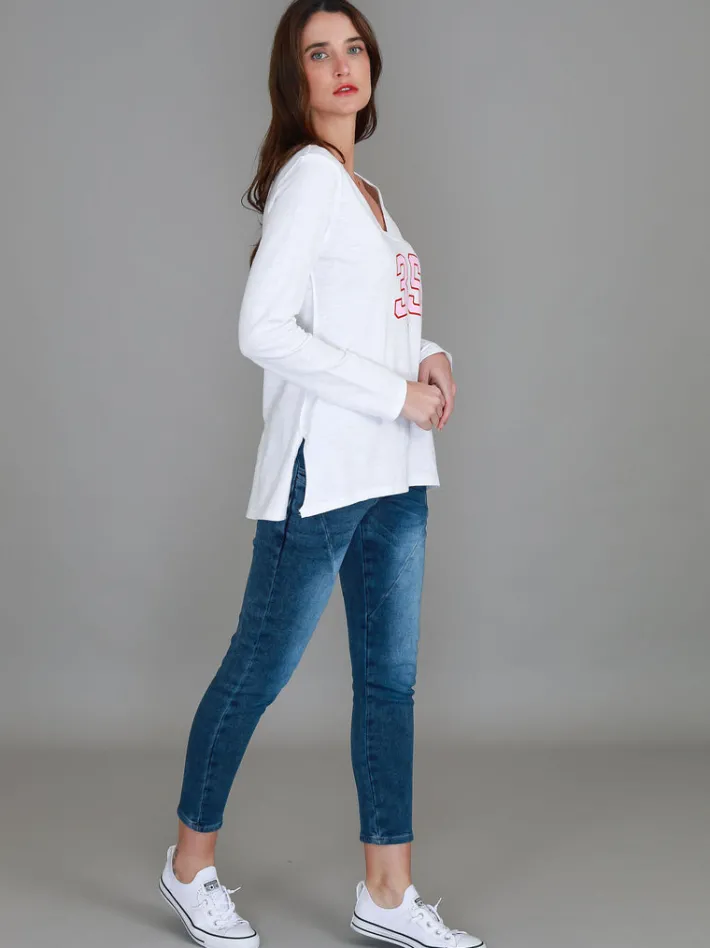 3rd Story Noa V Neck 3S T Shirt< Long Sleeves