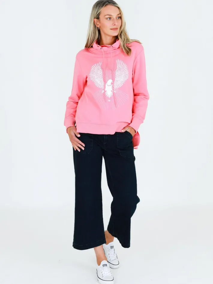 3rd Story Noelle Eagle Glory Funnel Neck Sweatshirt< Sweatshirts|Sweatshirts